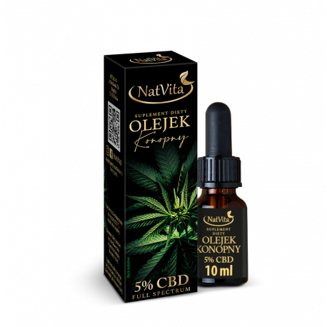 CBD 5% Full Spektrum Suplement Diety CBD 5% Full Spektrum Suplement Diety - zdjęcie produktu